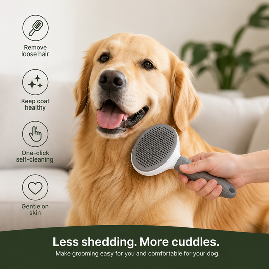 Good Dog Self-Cleaning Grooming Brush