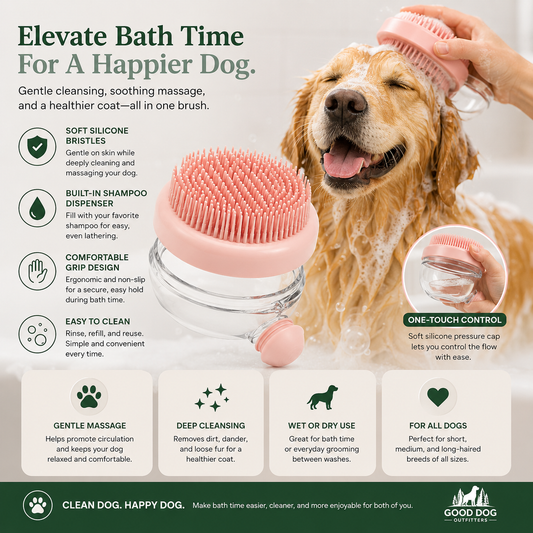 Good Dog Bath & Grooming Brush
