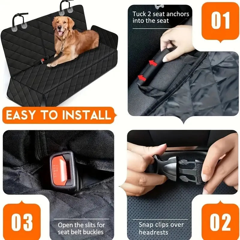 Good Dog Premium Waterproof Dog Car Seat Cover
