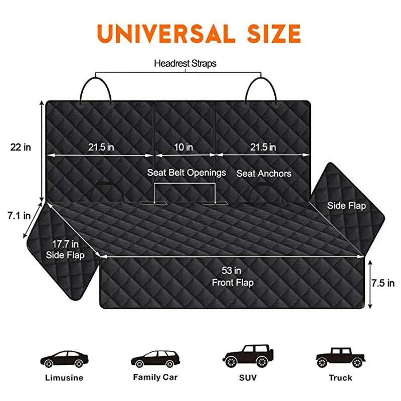Good Dog Premium Waterproof Dog Car Seat Cover