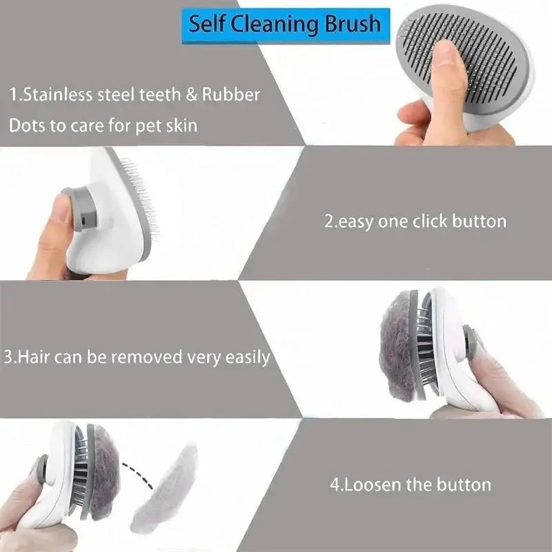 Good Dog Self-Cleaning Grooming Brush